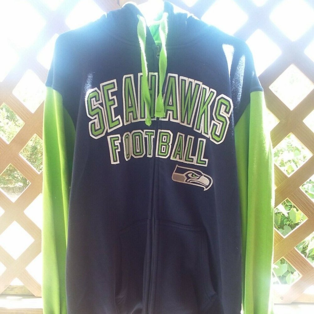 Seattle Seahawks Zip Front Hoodie